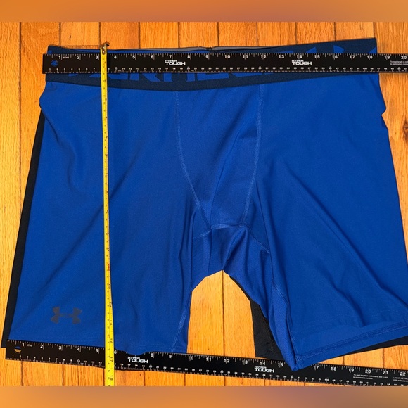 2 Men’s Under Armour Boxer Briefs - Blue and black size 3XLT Compression - Picture 3 of 9